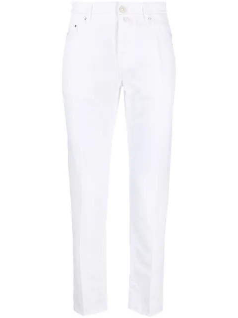 Jacob Cohën mid-rise slim-cut jeans White UQR1546S3766