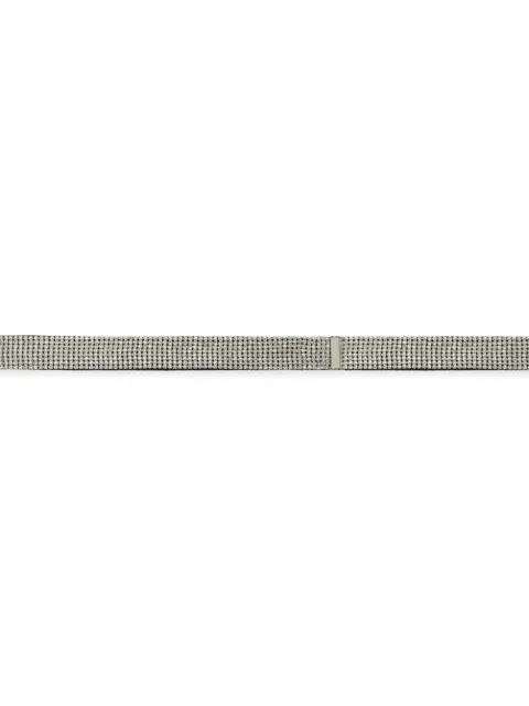 Dolce & Gabbana crystal-embellished belt Silver WLO4X1W1111