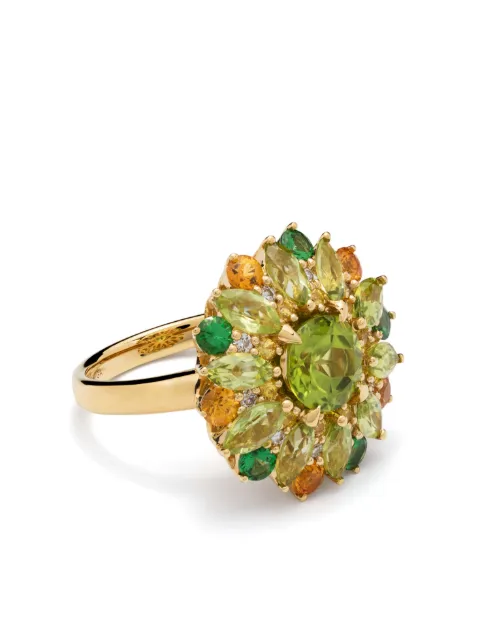 Stefere 18kt yellow gold multi-stone ring Gold R0002997A02