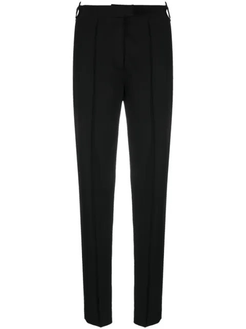 Nensi Dojaka cut-out detailing slim-fit trousers Black TRS026