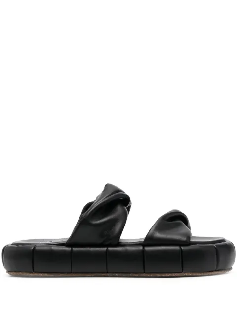Themoirè Air platform sandals Black TMSS23PHN1