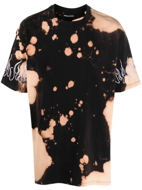 Vision Of Super tie-dye cotton T-shirt Black VS00584
