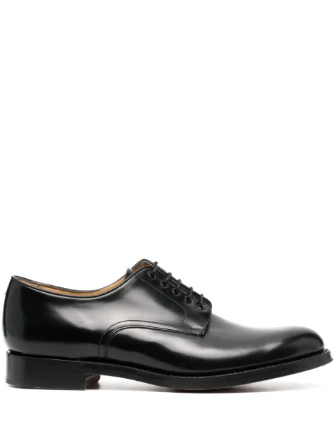 FURSAC almond-toe derby shoes Black FHACH00030