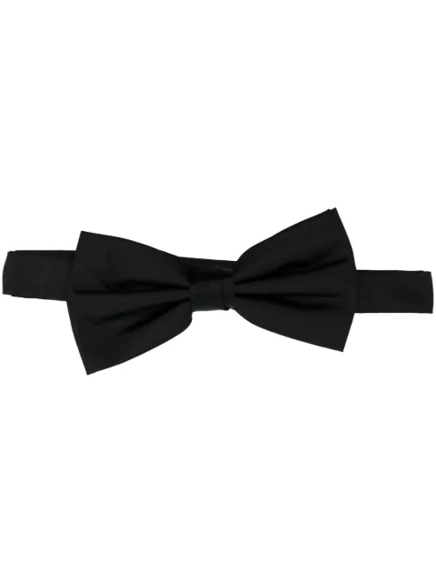 FURSAC adjustable silk bow tie Black FHACR00042