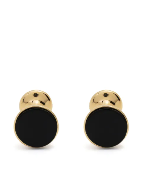 FURSAC engraved-logo detail cufflinks Gold FHABI00015