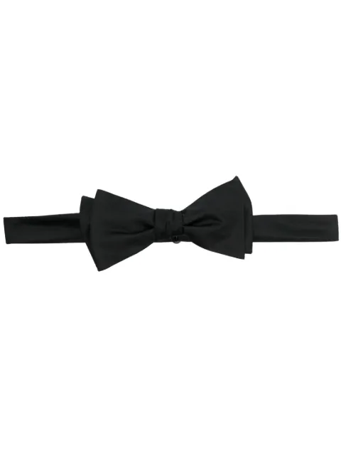 FURSAC adjustable silk bow tie Black FHACR00035