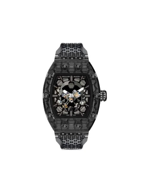 Philipp Plein Crypto King black Cry$tal Ghost watch Black AACAMWS0129PXV003N