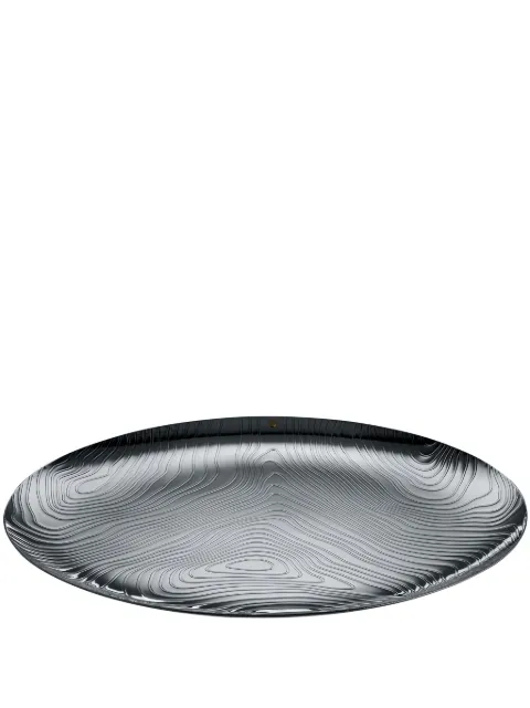 Alessi Veneer stainless seel tray (42cm) Grey PU071