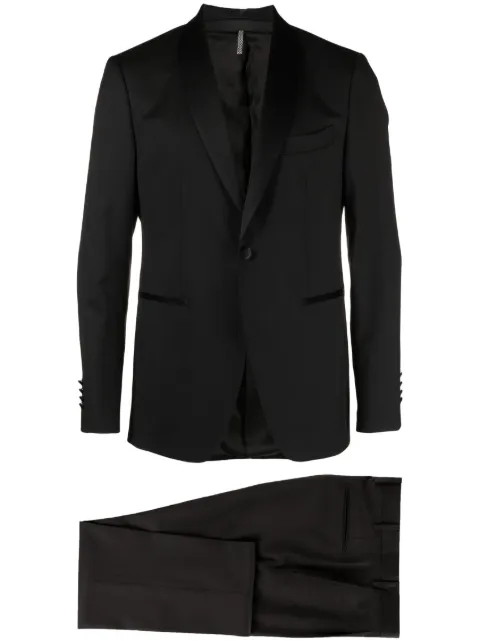 Château Lafleur-Gazin shawl-lapels single-breasted blazer Black V52064508