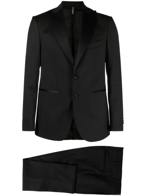 Château Lafleur-Gazin peak-lapel single-breasted blazer Black V52164508