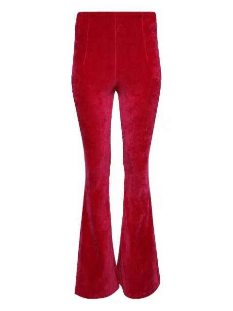 AMIRI velour flared pants Pink PS23WJP002