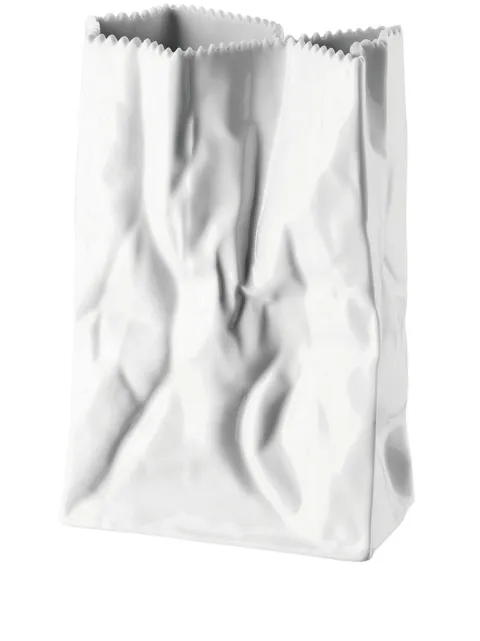 Rosenthal paper-bag 18cm porcelain vase White 81358110010026018