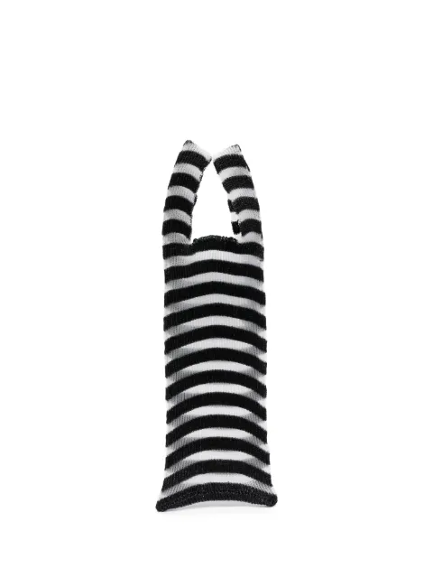 A. ROEGE HOVE Ivy striped tote bag Black C08M055M