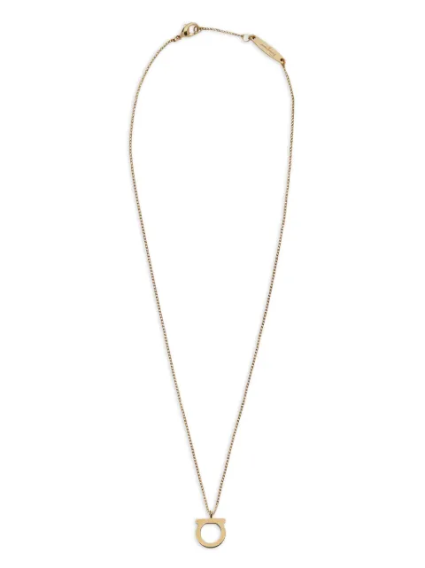 Ferragamo Gancini pendant necklace Gold 696658