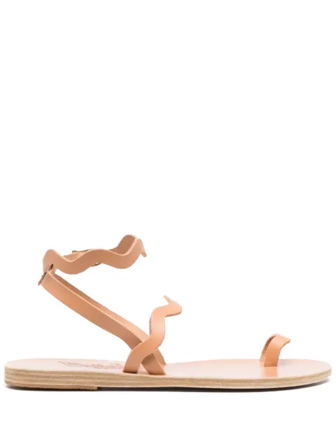 Ancient Greek Sandals Elounda flat leather sandals Neutrals ELOUNDA