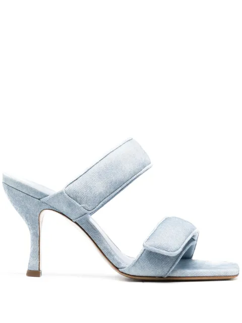GIABORGHINI slip-on touch-strap sandals Blue PERNI03UNID3595DE