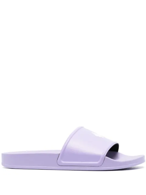 COUNTY OF MILAN logo-debossing flip flops Purple CMIC001S23PLA001