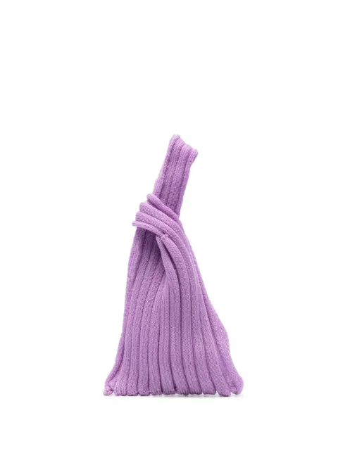 A. ROEGE HOVE Katrine ribbed knit bag Purple C08M052S