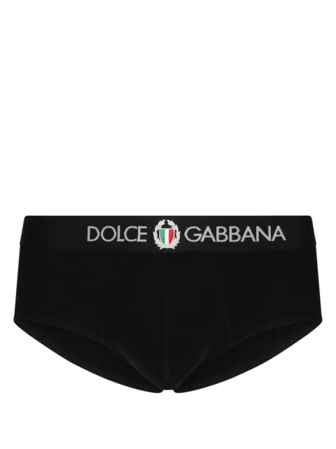 Dolce & Gabbana logo-waistband briefs Black M3C03JONN94