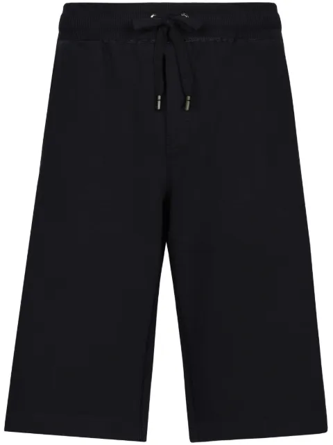Dolce & Gabbana logo-tag track shorts Blue GVB7HTG7F2G