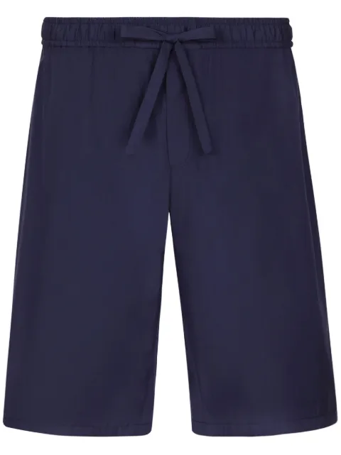 Dolce & Gabbana logo-tag track shorts Blue GV37ATGF855