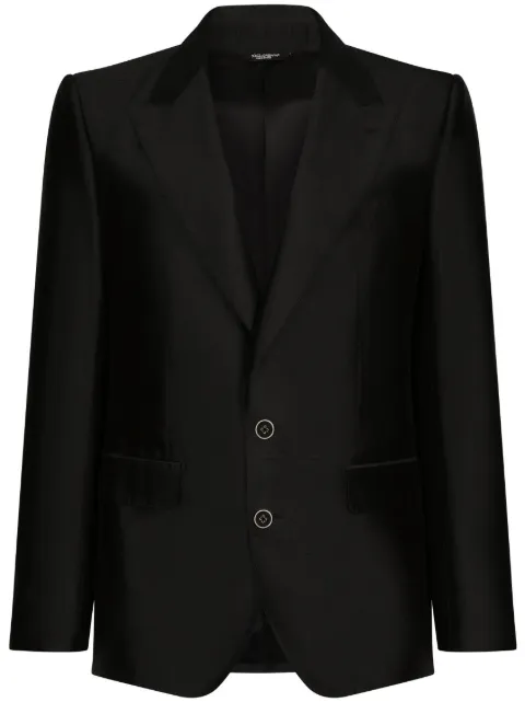 Dolce & Gabbana single-breasted suit Black GKLOMTFU1L5