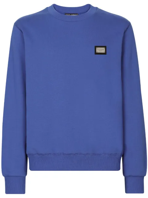 Dolce & Gabbana DG Essentials jersey sweatshirt Blue G9ABJTG7F2G