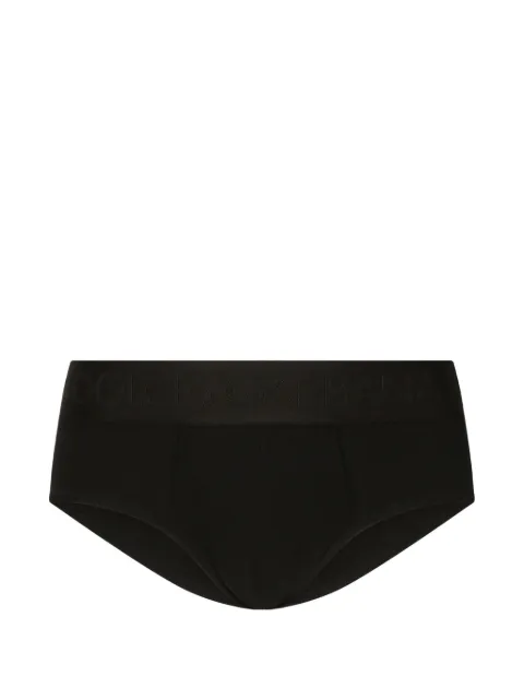 Dolce & Gabbana logo-waistband cotton boxers Black M3F23JOUAIJ