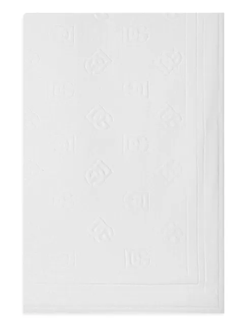 Dolce & Gabbana logo-jacquard cotton beach towel White M0A12TONO10