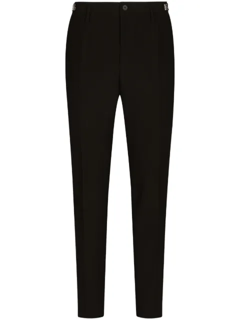 Dolce & Gabbana pressed-crease tailored trousers Black GV8TETFUUCN