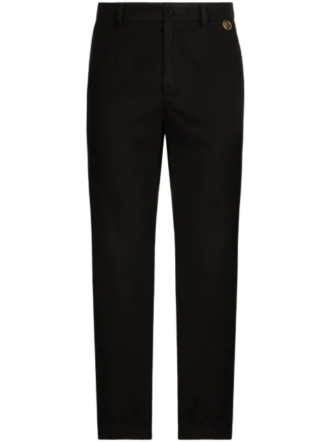 Dolce & Gabbana front-fastening straight-leg trousers Black GV5ZHTFU6ZE