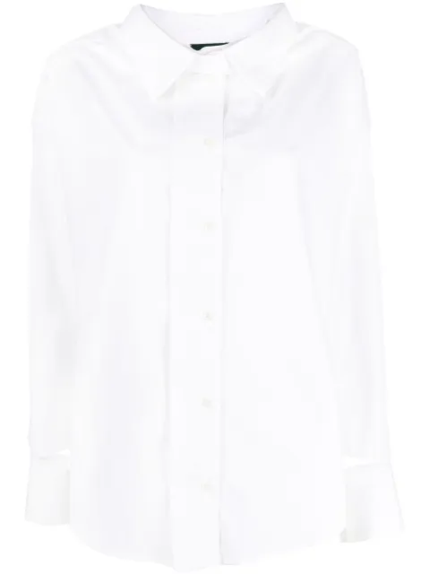 Jejia Antoine slit-detailed shirt White JDPS23SH13012484
