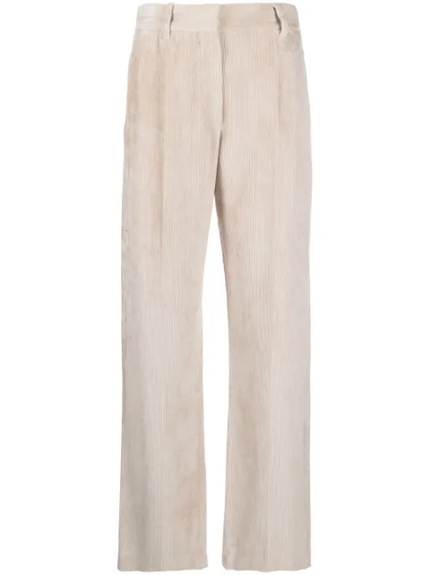 Brunello Cucinelli corduroy wide-leg trousers Neutrals MP541P8353C700