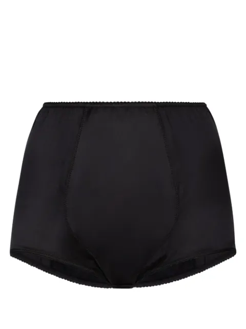 Dolce & Gabbana satin-finish high-waisted briefs Black O2A18TONO13