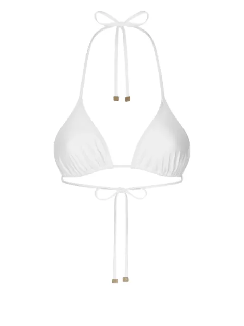 Dolce & Gabbana triangle-cup bikini top White O1A00JONO12