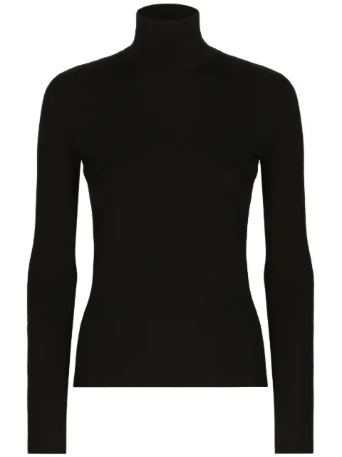 Dolce & Gabbana roll-neck cashmere jumper Black FXL71TJAWW3