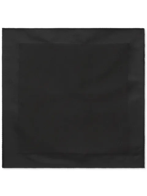 Dolce & Gabbana embroidered-logo silk pocket square Black GR412EG0UBV