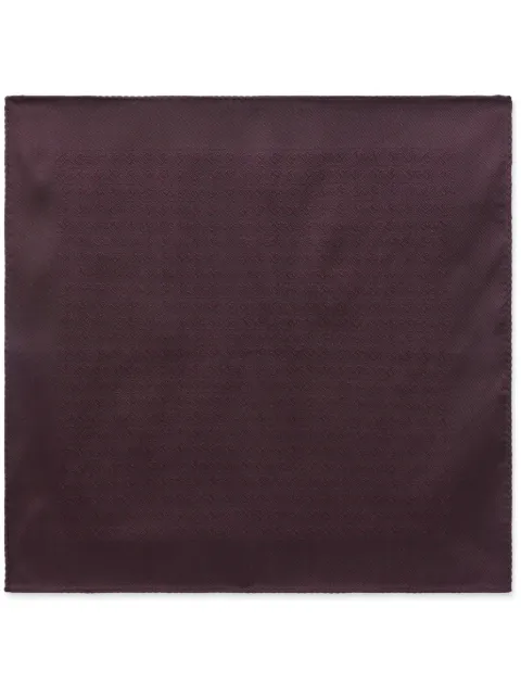 Dolce & Gabbana jacquard-logo silk pocket square Pink GR412EG0JYI