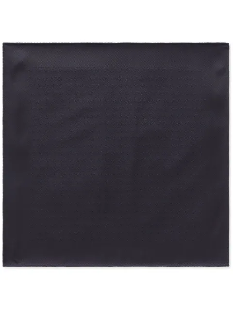 Dolce & Gabbana logo-jacquard silk pocket square Blue GR412EG0JYI