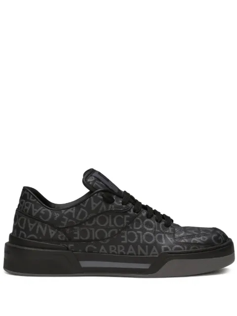 Dolce & Gabbana New Roma coated-jacquard sneakers Black CS2036AM924