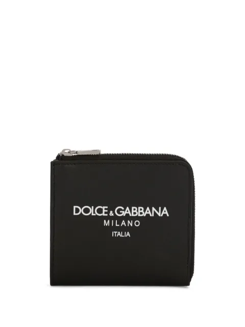 Dolce & Gabbana logo-print zip-around wallet Black BP3273AN244HNII7