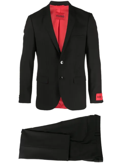 HUGO single-breasted suit set Black 50485859
