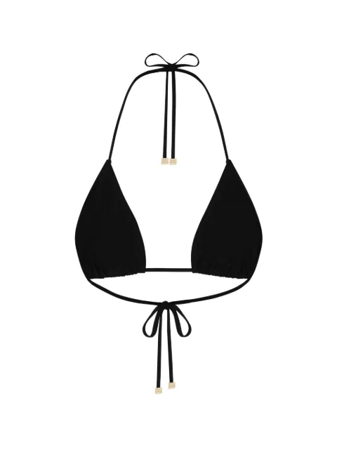 Dolce & Gabbana triangle bikini top Black O1A00JONO12