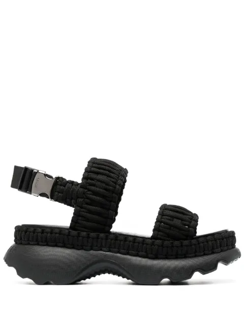 Moncler Belay woven sandals Black I109B4L00100M2821