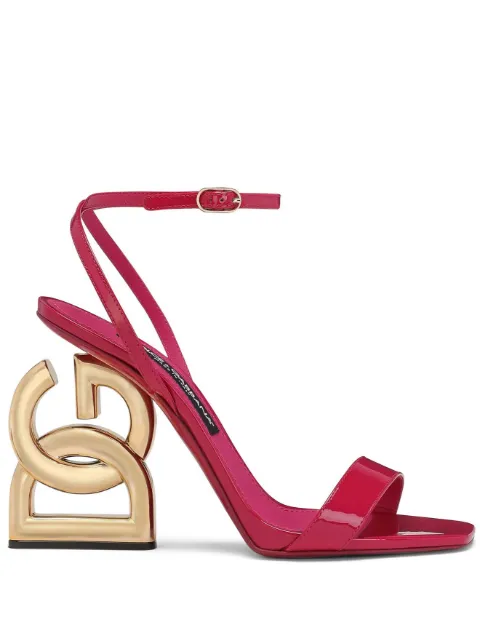 Dolce & Gabbana Keira 105mm DG-heel sandals Red CR1175A1471