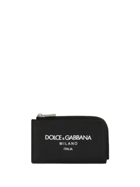 Dolce & Gabbana logo-print zip-around wallet Black BP3274AN244