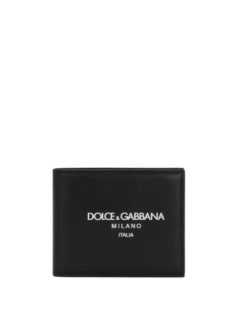 Dolce & Gabbana logo-print leather wallet Black BP3102AN244