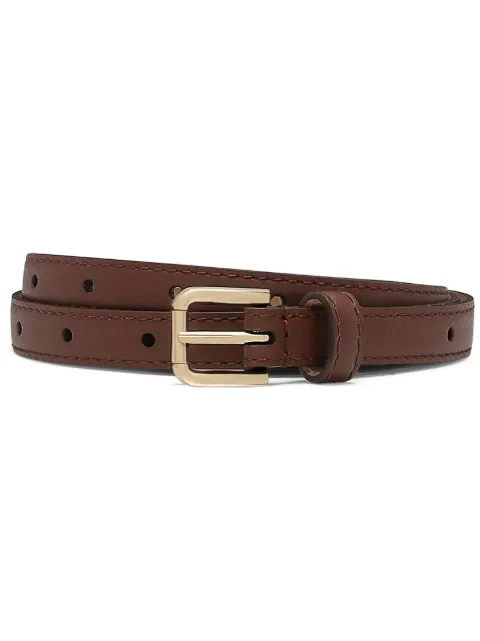 Dolce & Gabbana buckled leather belt Brown BE1611A1065