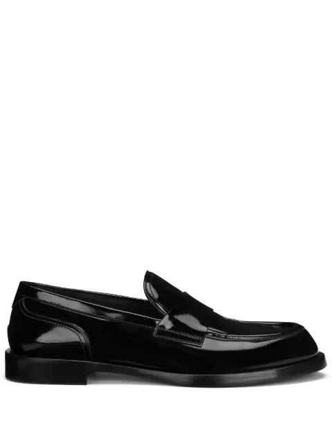 Dolce & Gabbana patent-leather loafers Black A30200A1037