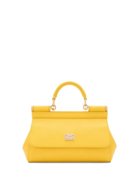 Dolce & Gabbana small Sicily tote bag Yellow BB7116A1001